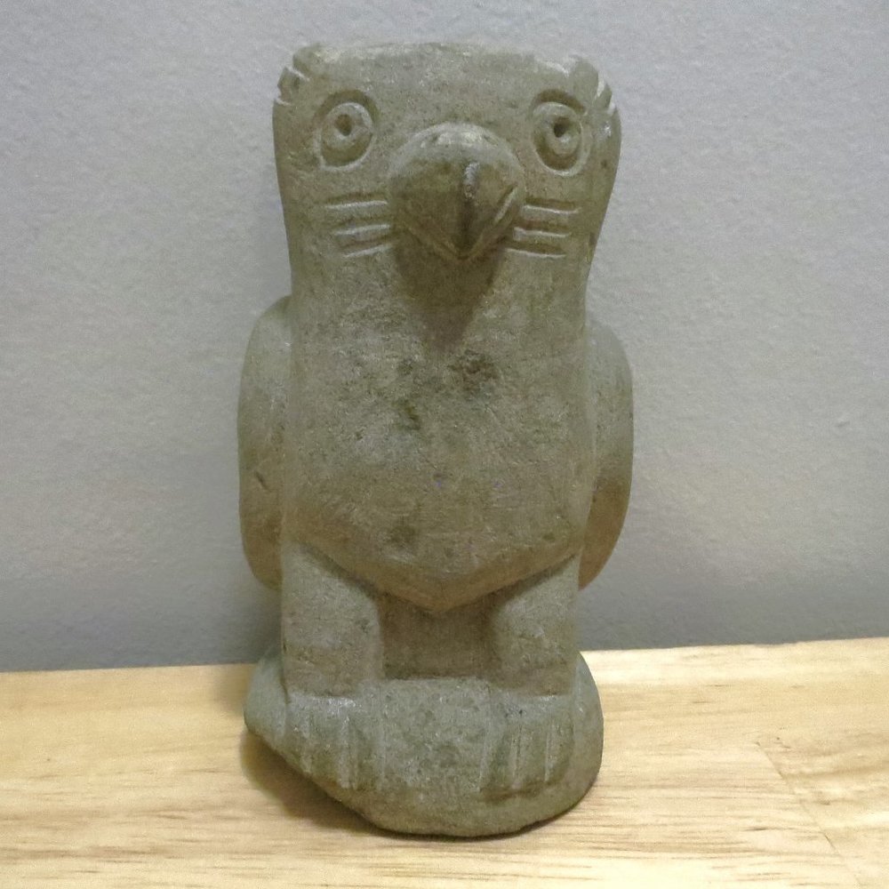 Owl Sculpture Carved in Stone Arte Rica Costa Rica